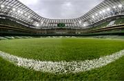 6 June 2025; A general view of Aviva Stadium before the international friendly match between Republic of Ireland and Senegal at the Aviva Stadium in Dublin. Photo by Stephen McCarthy/Sportsfile
