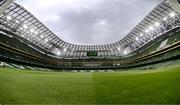 6 June 2025; A general view of Aviva Stadium before the international friendly match between Republic of Ireland and Senegal at the Aviva Stadium in Dublin. Photo by Stephen McCarthy/Sportsfile