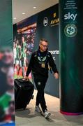 6 June 2025; Republic of Ireland lead physiotherapist Danny Miller arrives for the international friendly match between Republic of Ireland and Senegal at the Aviva Stadium in Dublin. Photo by Stephen McCarthy/Sportsfile