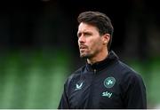 6 June 2025; Republic of Ireland assistant coach Paddy McCarthy before the international friendly match between Republic of Ireland and Senegal at the Aviva Stadium in Dublin. Photo by Stephen McCarthy/Sportsfile