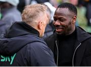 6 June 2025; Senegal manager Pape Thiaw and Republic of Ireland head coach Heimir Hallgrimsson before the international friendly match between Republic of Ireland and Senegal at the Aviva Stadium in Dublin. Photo by Stephen McCarthy/Sportsfile