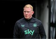6 June 2025; Republic of Ireland's StatSport analyst Adam Fox before the international friendly match between Republic of Ireland and Senegal at the Aviva Stadium in Dublin. Photo by Stephen McCarthy/Sportsfile