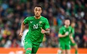 6 June 2025; Adam Idah of Republic of Ireland during the international friendly match between Republic of Ireland and Senegal at the Aviva Stadium in Dublin. Photo by Stephen McCarthy/Sportsfile