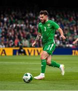 6 June 2025; Ryan Manning of Republic of Ireland during the international friendly match between Republic of Ireland and Senegal at the Aviva Stadium in Dublin. Photo by Stephen McCarthy/Sportsfile