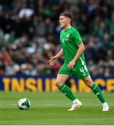 6 June 2025; Dara O'Shea of Republic of Ireland during the international friendly match between Republic of Ireland and Senegal at the Aviva Stadium in Dublin. Photo by Stephen McCarthy/Sportsfile