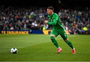 6 June 2025; Matt Doherty of Republic of Ireland during the international friendly match between Republic of Ireland and Senegal at the Aviva Stadium in Dublin. Photo by Stephen McCarthy/Sportsfile