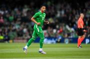 6 June 2025; Adam Idah of Republic of Ireland during the international friendly match between Republic of Ireland and Senegal at the Aviva Stadium in Dublin. Photo by Stephen McCarthy/Sportsfile