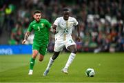 6 June 2025; Antoine Mendy of Senegal during the international friendly match between Republic of Ireland and Senegal at the Aviva Stadium in Dublin. Photo by Stephen McCarthy/Sportsfile