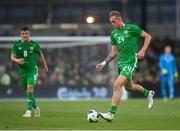 6 June 2025; Killian Phillips of Republic of Ireland during the international friendly match between Republic of Ireland and Senegal at the Aviva Stadium in Dublin. Photo by Stephen McCarthy/Sportsfile