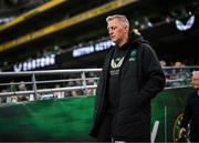 6 June 2025; Republic of Ireland head coach Heimir Hallgrimsson during the international friendly match between Republic of Ireland and Senegal at the Aviva Stadium in Dublin. Photo by Stephen McCarthy/Sportsfile