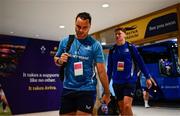 7 June 2025; James Lowe of Leinster before the United Rugby Championship semi-final match between Leinster and Glasgow Warriors at the Aviva Stadium in Dublin. Photo by Brendan Moran/Sportsfile