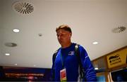 7 June 2025; Jordie Barrett of Leinster before the United Rugby Championship semi-final match between Leinster and Glasgow Warriors at the Aviva Stadium in Dublin. Photo by Brendan Moran/Sportsfile