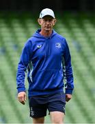 7 June 2025; Leinster head coach Leo Cullen before the United Rugby Championship semi-final match between Leinster and Glasgow Warriors at the Aviva Stadium in Dublin. Photo by Brendan Moran/Sportsfile
