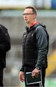 7 June 2025; Louth manager Ronan O'Gorman during the Electric Ireland Celtic Challenge Corn Tom Hogan final match between Cavan and Louth at Kingspan Breffni in Cavan. Photo by Thomas Flinkow/Sportsfile