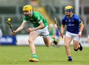 7 June 2025; Dara Donnelly of Fermanagh in action against Darragh O'Reilly of Longford during the Electric Ireland Celtic Challenge Corn Michael Feery final match between Longford and Fermanagh at Kingspan Breffni in Cavan. Photo by Thomas Flinkow/Sportsfile