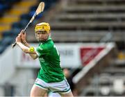7 June 2025; Dara Donnelly of Fermanagh on his way to scoring his side's first goal during the Electric Ireland Celtic Challenge Corn Michael Feery final match between Longford and Fermanagh at Kingspan Breffni in Cavan. Photo by Thomas Flinkow/Sportsfile
