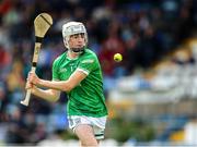 7 June 2025; Daire Donegan of Fermanagh on his way to scoring a point during the Electric Ireland Celtic Challenge Corn Michael Feery final match between Longford and Fermanagh at Kingspan Breffni in Cavan. Photo by Thomas Flinkow/Sportsfile