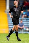 7 June 2025; Referee Eamonn Stapleton during the Electric Ireland Celtic Challenge Corn Michael Hogan final match between Tipperary Gold and Cork White at FBD Semple Stadium in Thurles, Tipperary. Photo by Michael P Ryan/Sportsfile