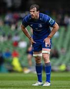 7 June 2025; Ryan Baird of Leinster during the United Rugby Championship semi-final match between Leinster and Glasgow Warriors at the Aviva Stadium in Dublin. Photo by Seb Daly/Sportsfile
