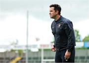 7 June 2025; Longford manager John O'Brien during the Electric Ireland Celtic Challenge Corn Michael Feery final match between Longford and Fermanagh at Kingspan Breffni in Cavan. Photo by Thomas Flinkow/Sportsfile