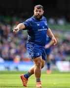7 June 2025; Rabah Slimani of Leinster during the United Rugby Championship semi-final match between Leinster and Glasgow Warriors at the Aviva Stadium in Dublin. Photo by Seb Daly/Sportsfile