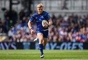 7 June 2025; Tommy O'Brien of Leinster during the United Rugby Championship semi-final match between Leinster and Glasgow Warriors at the Aviva Stadium in Dublin. Photo by Seb Daly/Sportsfile