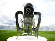 25 May 2025; A general view of the Mick Mackey cup before the Munster GAA Hurling Senior Championship Final match between Limerick and Cork at TUS Gaelic Grounds in Limerick. Photo by John Sheridan/Sportsfile