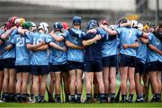 7 June 2025; Dublin players before the Electric Ireland Celtic Challenge Corn John Scott final match between Clare and Dublin at FBD Semple Stadium in Thurles, Tipperary. Photo by Michael P Ryan/Sportsfile