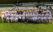 7 June 2025; The Kildare panel after their side's victory in the Electric Ireland GAA Football All-Ireland Minor Paul McGirr Cup Final match between Kildare and Meath at Glenisk O'Connor Park, Tullamore, Offaly. Photo by Tom Beary/Sportsfile