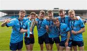 7 June 2025; Dublin players celebrate after the Electric Ireland Celtic Challenge Corn John Scott final match between Clare and Dublin at FBD Semple Stadium in Thurles, Tipperary. Photo by Michael P Ryan/Sportsfile
