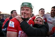 7 June 2025; Robbie O'Flynn of Cork after his side's victory in the Munster GAA Hurling Senior Championship final match between Limerick and Cork at TUS Gaelic Grounds in Limerick. Photo by Piaras Ó Mídheach/Sportsfile