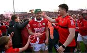 7 June 2025; Robbie O'Flynn of Cork after his side's victory in the Munster GAA Hurling Senior Championship final match between Limerick and Cork at TUS Gaelic Grounds in Limerick. Photo by Piaras Ó Mídheach/Sportsfile