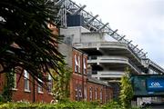 8 June 2025; A general view of Croke Park over houses on Jones' Road before the Leinster GAA Senior Hurling Championship final match between Kilkenny and Galway at Croke Park in Dublin. Photo by Ramsey Cardy/Sportsfile
