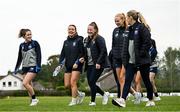 8 June 2025; Chloe Fennell of Waterford, centre, with teamates before the TG4 All-Ireland Senior Championship match between Waterford and Dublin at Dungarvan GAA Club in Dungarvan, Waterford. Photo by Seb Daly/Sportsfile