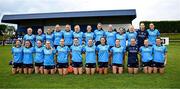 8 June 2025; The Dublin panel before the TG4 All-Ireland Senior Championship match between Waterford and Dublin at Dungarvan GAA Club in Dungarvan, Waterford. Photo by Seb Daly/Sportsfile