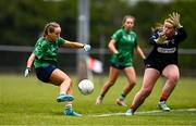 8 June 2025; Action during the LGFA All-Ireland U14 Bronze Final match between Limerick and Armagh at Coralstown/Kinnegad GAA in Westmeath. Photo by Ben McShane/Sportsfile