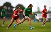 8 June 2025; Action during the LGFA All-Ireland U14 Bronze Final match between Limerick and Armagh at Coralstown/Kinnegad GAA in Westmeath. Photo by Ben McShane/Sportsfile