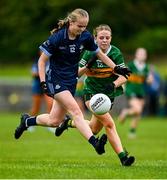 8 June 2025; Action from the LGFA All-Ireland U14 Gold Final match between Dublin and Kerry at Nenagh Éire Óg GAA Club in Nenagh, Tipperary. Photo by Tyler Miller/Sportsfile