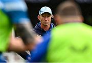 7 June 2025; Leinster head coach Leo Cullen before the United Rugby Championship semi-final match between Leinster and Glasgow Warriors at the Aviva Stadium in Dublin. Photo by Seb Daly/Sportsfile