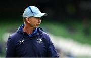 7 June 2025; Leinster head coach Leo Cullen before the United Rugby Championship semi-final match between Leinster and Glasgow Warriors at the Aviva Stadium in Dublin. Photo by Seb Daly/Sportsfile