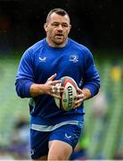 7 June 2025; Cian Healy of Leinster before the United Rugby Championship semi-final match between Leinster and Glasgow Warriors at the Aviva Stadium in Dublin. Photo by Seb Daly/Sportsfile