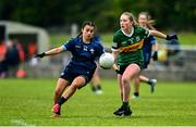 8 June 2025; Action from the LGFA All-Ireland U14 Gold Final match between Dublin and Kerry at Nenagh Éire Óg GAA Club in Nenagh, Tipperary. Photo by Tyler Miller/Sportsfile