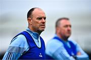 8 June 2025; Dublin manager Alex Chapman during the LGFA All-Ireland U14 Gold Final match between Dublin and Kerry at Nenagh Éire Óg GAA Club in Nenagh, Tipperary. Photo by Tyler Miller/Sportsfile