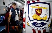 8 June 2025; Conor Cooney of Galway before the Leinster GAA Senior Hurling Championship final match between Kilkenny and Galway at Croke Park in Dublin. Photo by Ramsey Cardy/Sportsfile