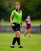 8 June 2025; Referee Angela Gallagher during the LGFA All-Ireland U14 Platinum Final match between Cork and Galway at Nenagh Éire Óg GAA Club in Nenagh, Tipperary. Photo by Tyler Miller/Sportsfile
