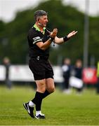 8 June 2025; Referee Conor McCarthy during the LGFA All-Ireland U14 Silver Final match between Tipperary and Cavan at Coralstown/Kinnegad GAA in Westmeath. Photo by Ben McShane/Sportsfile