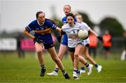8 June 2025; Action during the LGFA All-Ireland U14 Silver Final match between Tipperary and Cavan at Coralstown/Kinnegad GAA in Westmeath. Photo by Ben McShane/Sportsfile