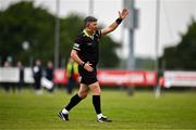 8 June 2025; Referee Conor McCarthy during the LGFA All-Ireland U14 Silver Final match between Tipperary and Cavan at Coralstown/Kinnegad GAA in Westmeath. Photo by Ben McShane/Sportsfile