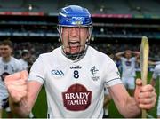 8 June 2025; Daire Guerin of Kildare celebrates winning the the Joe McDonagh Cup final match between Kildare and Laois at Croke Park in Dublin. Photo by John Sheridan/Sportsfile
