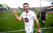 8 June 2025; Jack Travers of Kildare celebrates after the Joe McDonagh Cup final match between Kildare and Laois at Croke Park in Dublin. Photo by Ramsey Cardy/Sportsfile